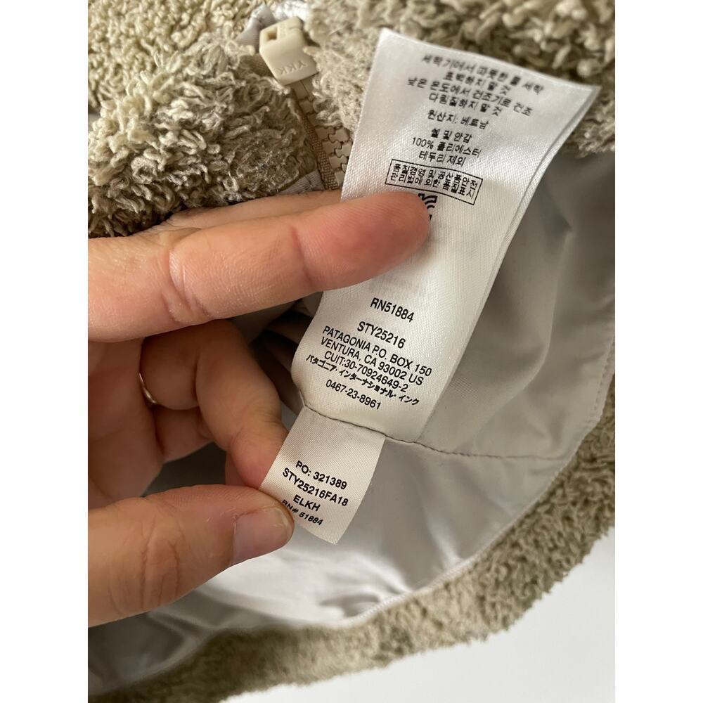 Patagonia Women's Los Gatos Fleece Vest Tan Cream size S - Picture 10 of 13